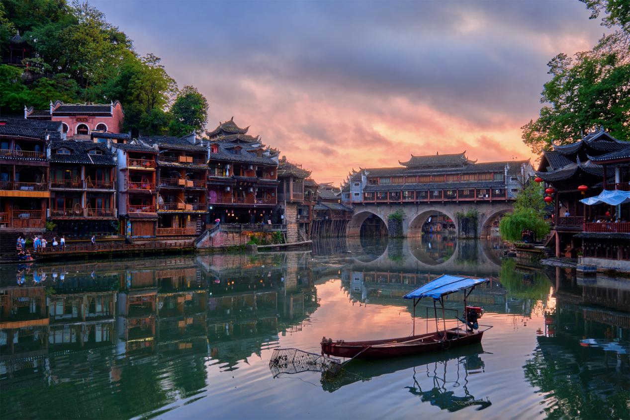 hunan tuojiang river view