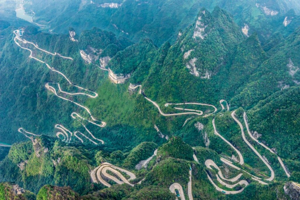 hunan zhangjiajie mountian view