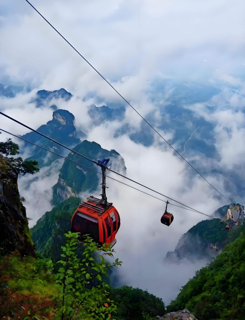 zhangjiajie world's longest cable car