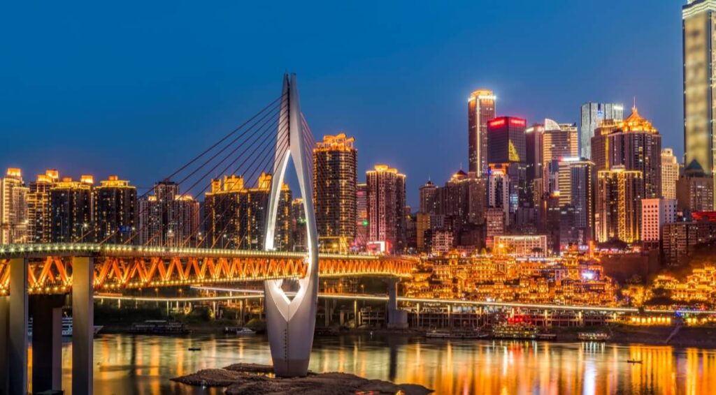 chongqing city night view