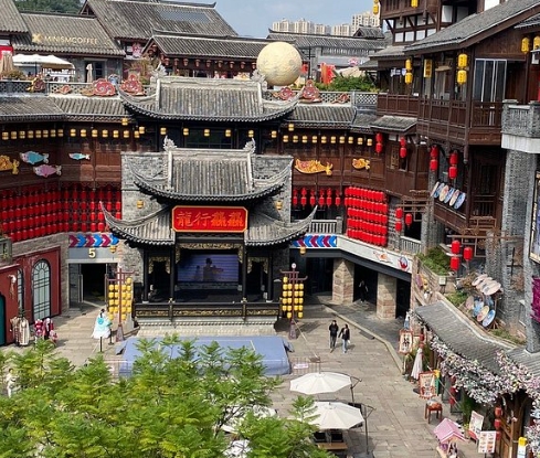chongqing city ciqikou ancient town