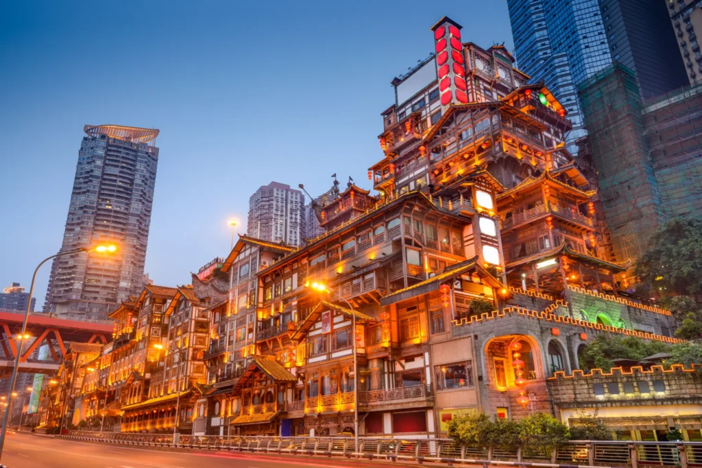 chongqing city hongya cave