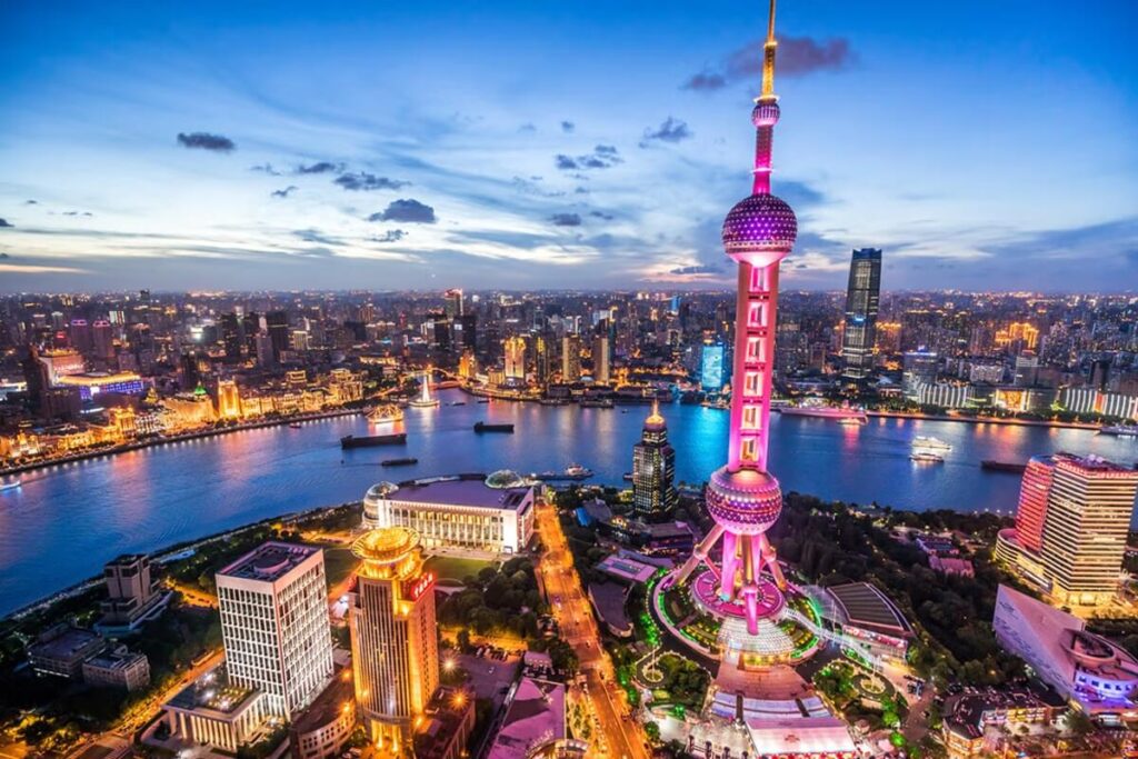 shanghai night view