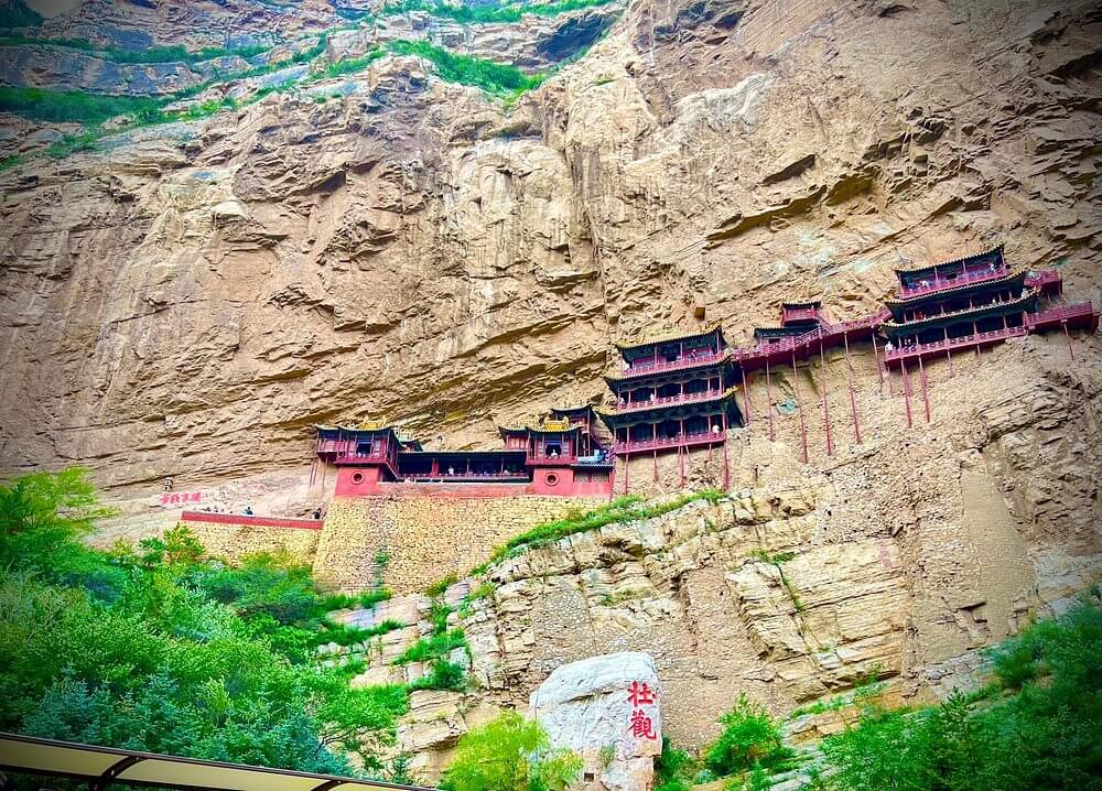 the hanging temple