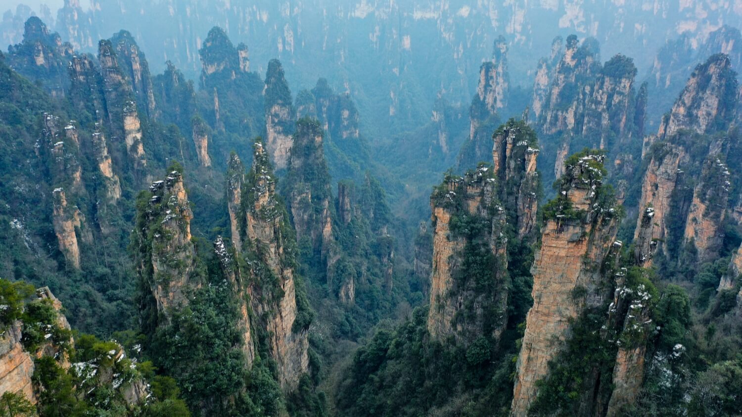 Zhangjiajie’s Hallelujah Mountains