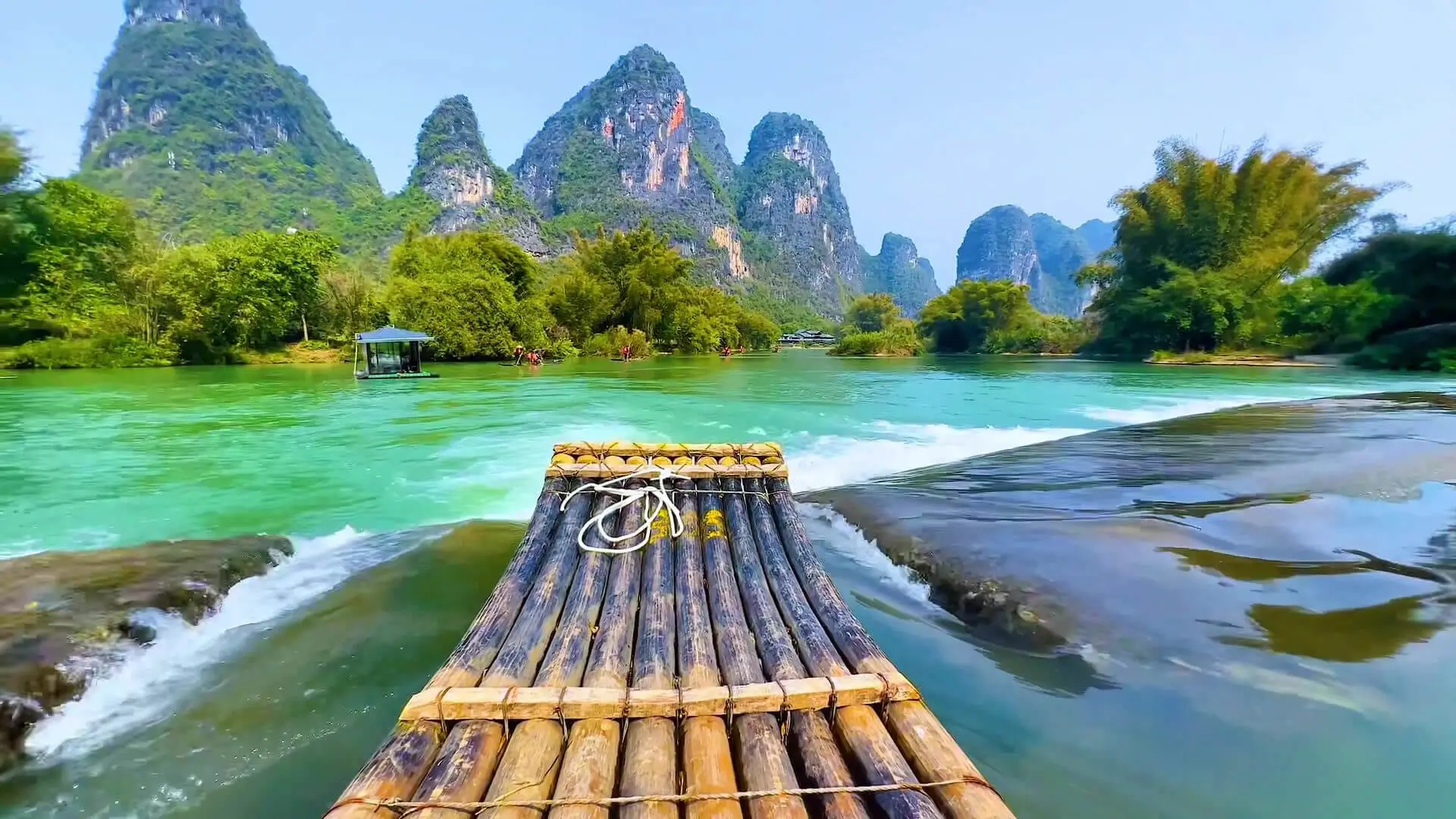 Yulong River Bamboo Raft
