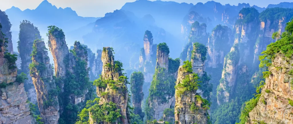 Zhangjiajie tour National Forest Park view