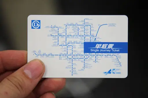 Beijing metro tickets
