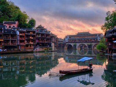 hunan tuojiang river view