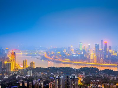 chongqing yangtze river night view