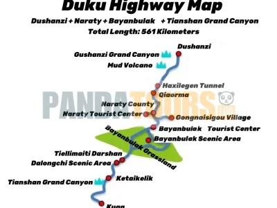 Duku Highway Map