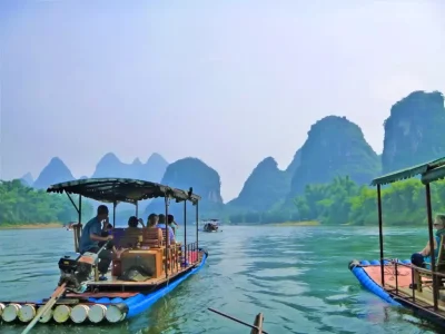 Guilin travel yulong river