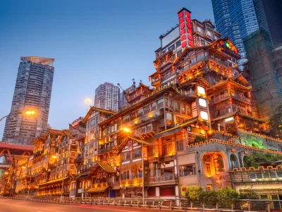 chongqing city hongya cave