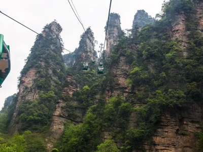 China private tour Zhangjiajie Huangshizhai cable car