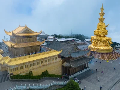 Mount Emei Golden Buddha