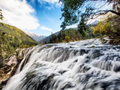 Pearl shoal waterfall