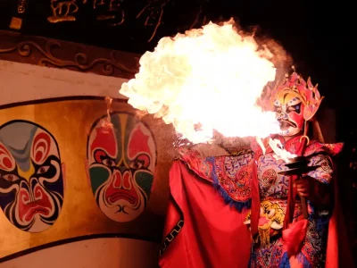 Sichuan Opera Mask Changing Show