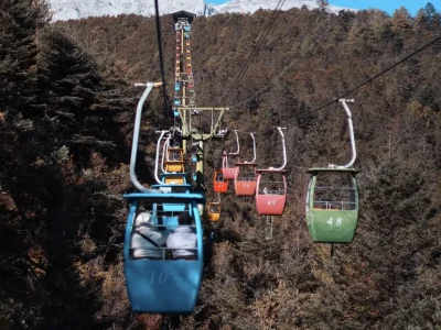 Spruce meadow cableway