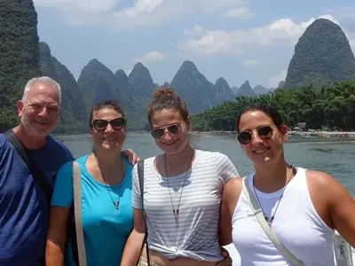 Tourists in Guilin