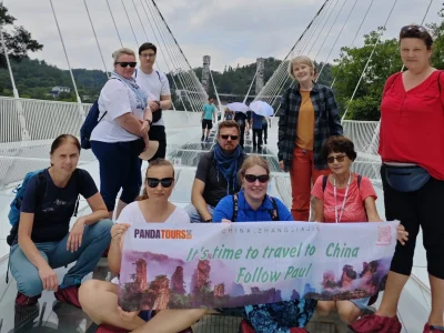 Tourists in Zhangjiajie