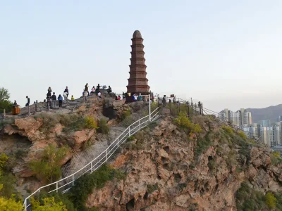 Xinjiang tour Red Hill Park