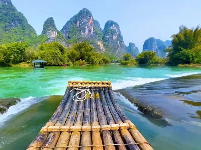 Yulong River Bamboo Raft